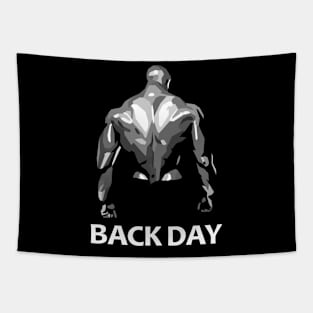 Gym Back Day Tapestry