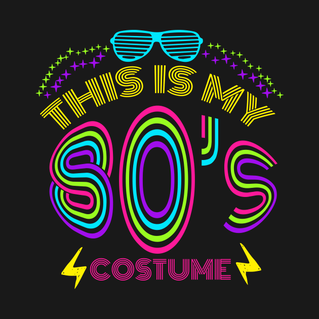 This Is My 80s Costume - Vintage Vaporwave T-Shirt by biNutz