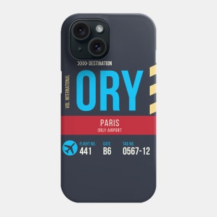 Paris Orly Airport Stylish Luggage Tag (ORY) Phone Case