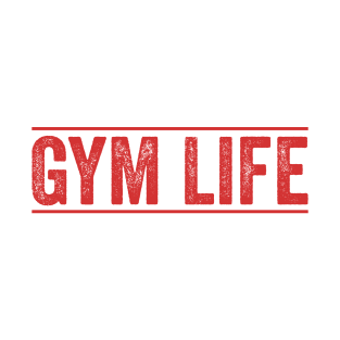 Gym Life Fitness Red T-Shirt