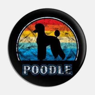 Poodle Vintage Design Dog Pin