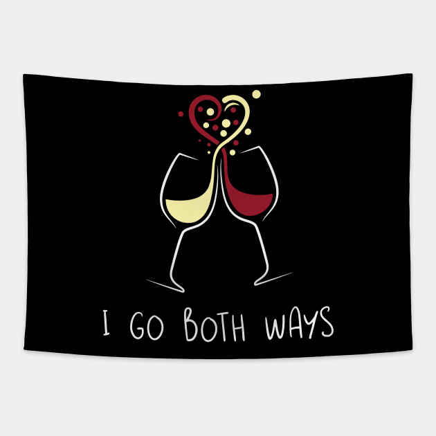 I Go Both Ways Tapestry by displace_design