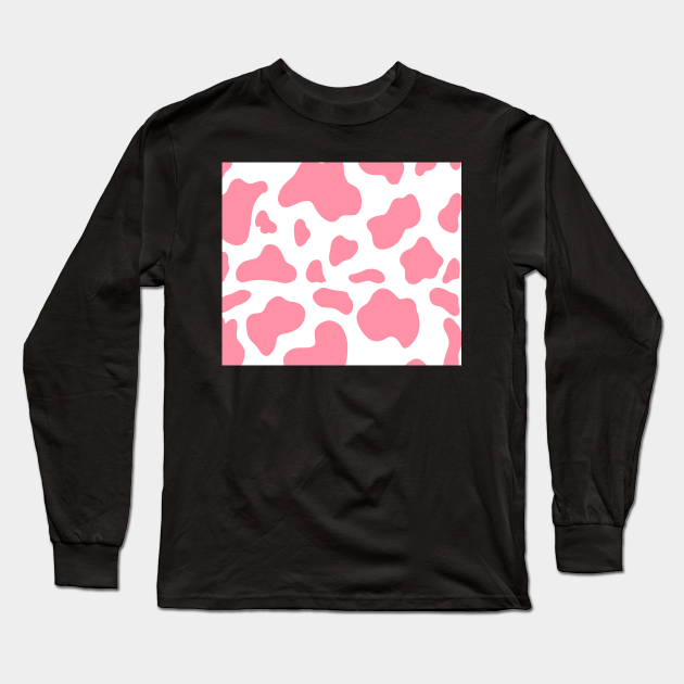 long sleeve cow print shirt