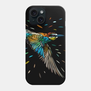 Tribal tropical sparrow Phone Case