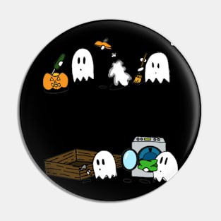 Halloween Ghost Maids Pin