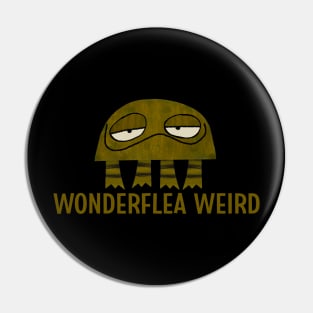 Wonderflea Weird Frog Mann Pin