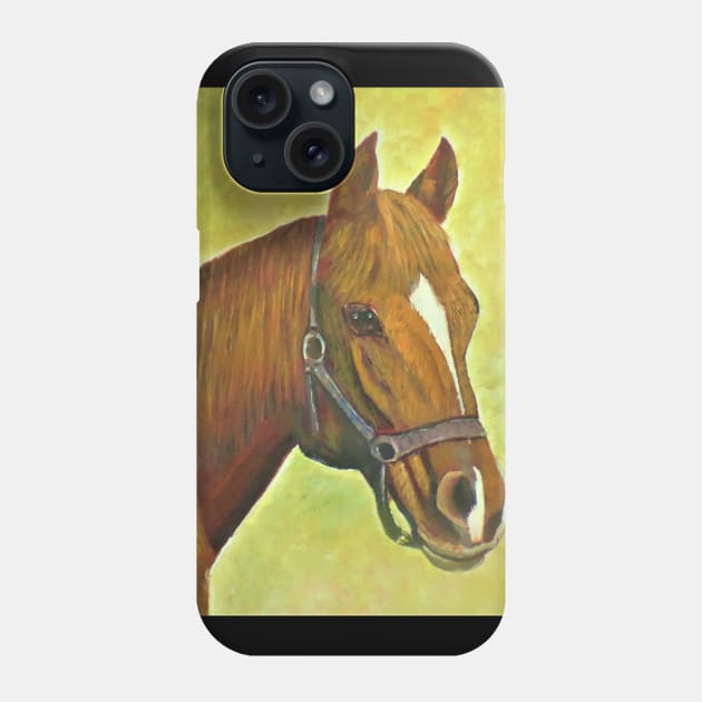 Horse beauty Phone Case by Allison Prior Art