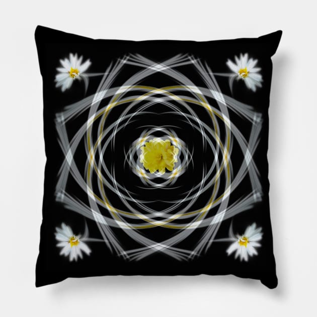 Daisy Chain Pillow by JenPerry