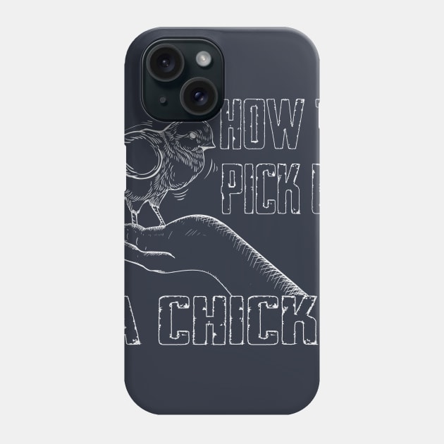 How to Pick up a Chick Phone Case by Alema Art