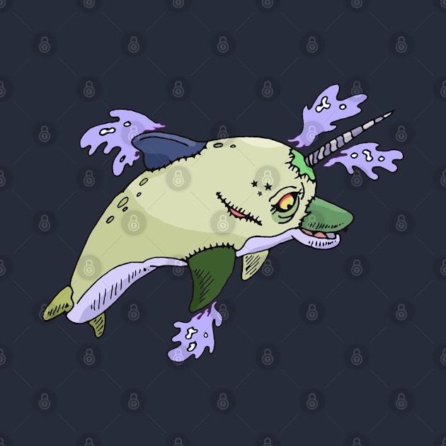 Undead Dolphin by GOATSgear