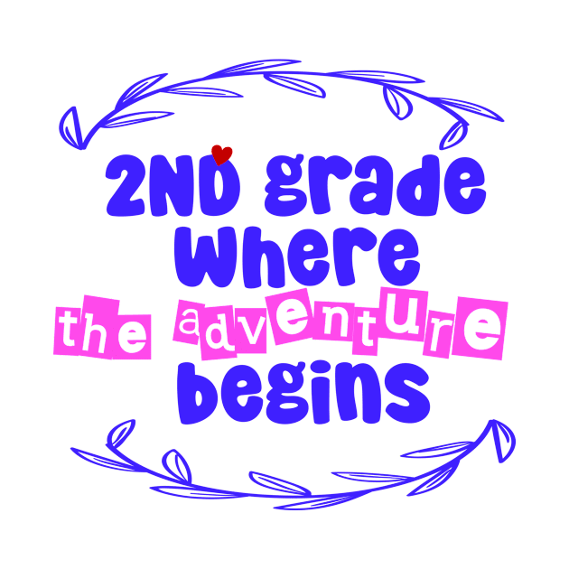 2nd Grade: Where the Adventure Begins by CreationArt8