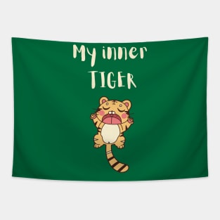 Year of a tiger Tapestry