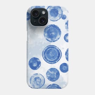 Modern abstract vintage bubbles pattern Phone Case