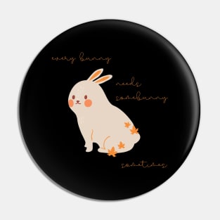 Rabbit Lovers Gift Every Rabbit Needs Somebunny Sometimes Pin