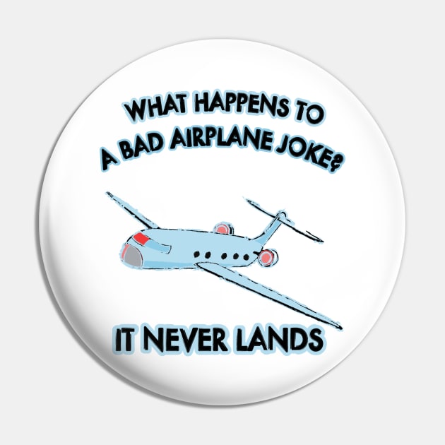 Fasbytes Aviation Airplane Humor Pin by FasBytes