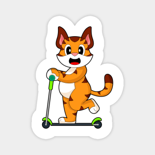Tiger Scooter Magnet