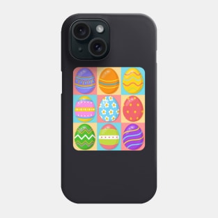 Cute Colorful Easter Egg Pop Art Phone Case