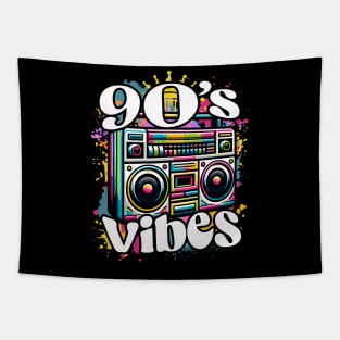 90s Vibe Boombox Music Tapestry