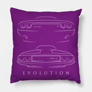 Evolution 1970 - Dodge Challenger R/T Pillow