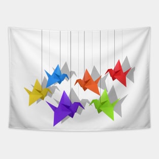 Paper Cranes Tapestry