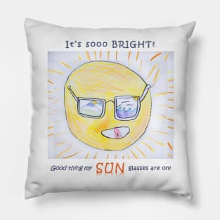 Sunglasses for the Sun Pillow