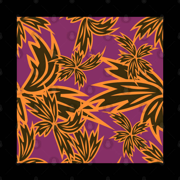 pattern with flowers and leaves by Eskimos