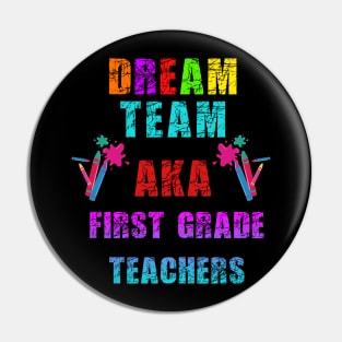 Scratchy first grade teachers dream team pink and blue Pin