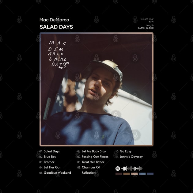 Mac DeMarco - Salad Days Tracklist Album by 80sRetro