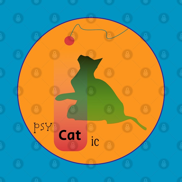 Psy-Cat-Ic - The Psychotic Cat by Davey's Designs