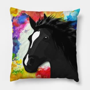 Horse Lovers Galloping Horse Pillow