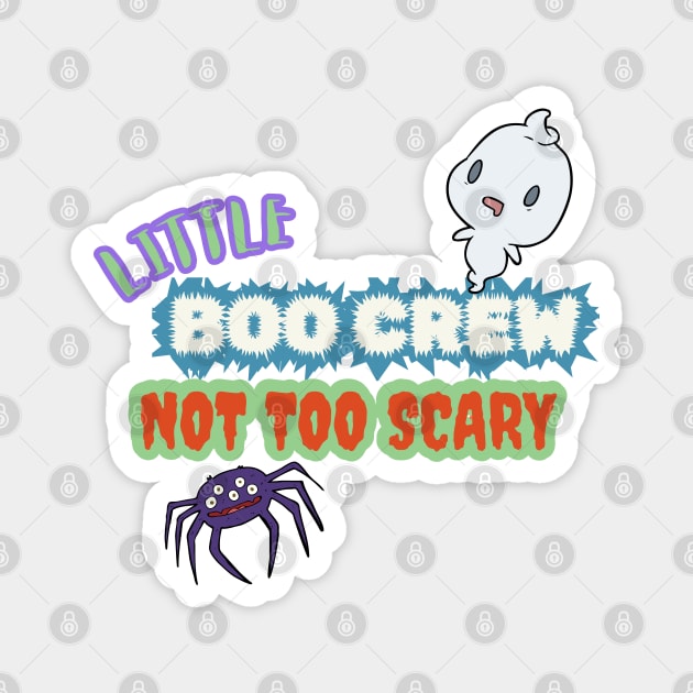 Retro Vintage Halloween. Lil Boo Crew. Not TOO Scary Magnet by SwagOMart