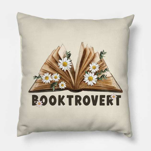 Booktrovert - book lover - book lover Pillow by Be Cute 