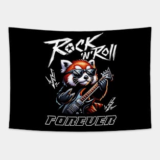 Cute Rock Animal - Red Panda Tapestry