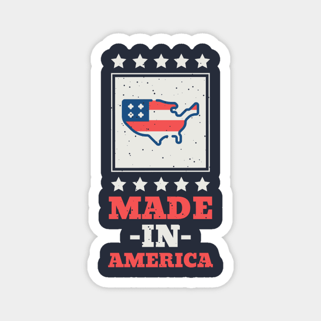 Made in America Magnet by Freedom & Liberty Apparel