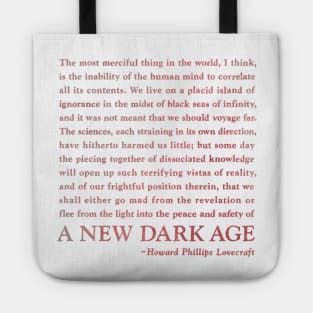 a new dark age Tote