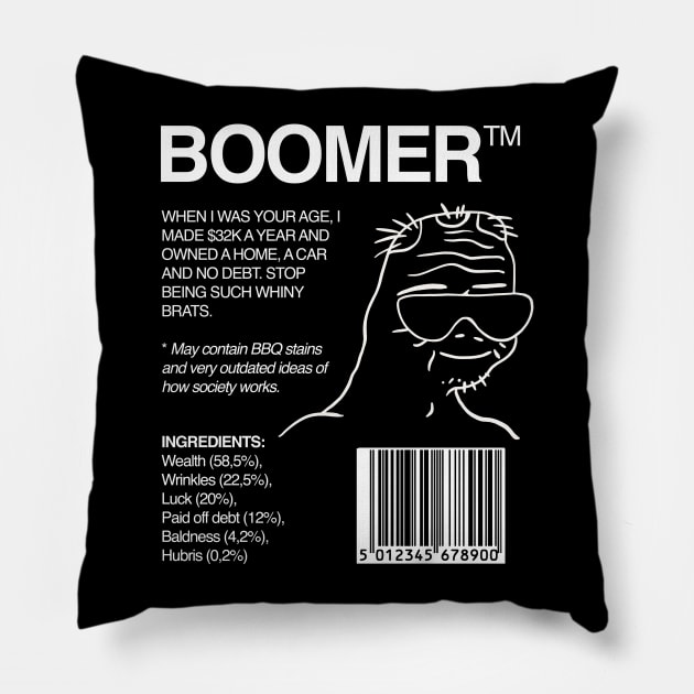 Boomer Package - Boomer Meme (Baby Boomers) - Gen Z Gen Y Pillow by isstgeschichte