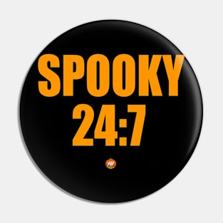 Spooky 24:7 (365-10/31) Pin