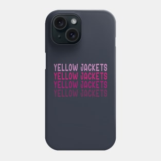 Yellow Jackets In Lights Phone Case