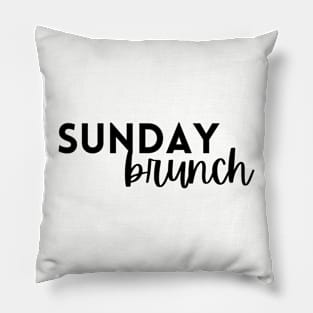 Sunday Brunch Pillow