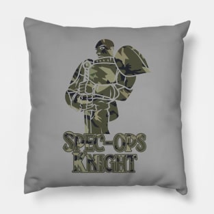 Spec-ops Knight: A Fantasy Design Pillow