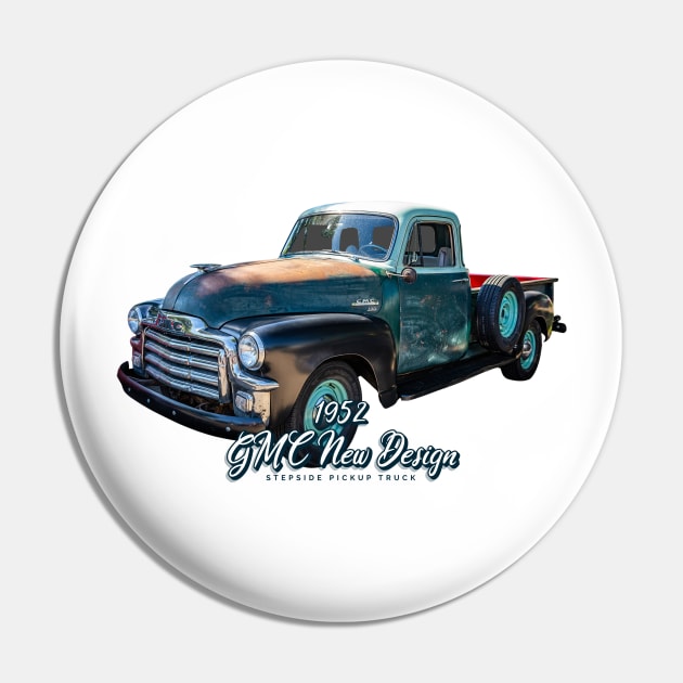 1954 GMC 100 Stepside Pickup Truck Pin by Gestalt Imagery