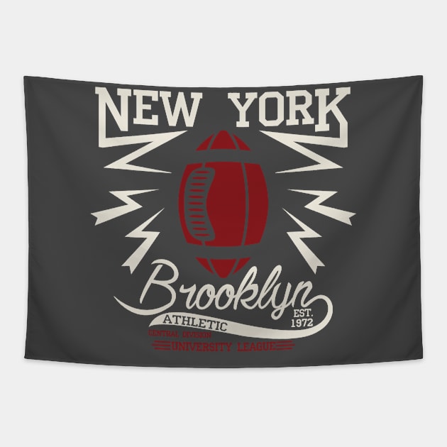 New York. Brooklyn sport t-shirt Tapestry by lakokakr