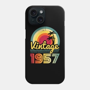 Vintage 1957 Made in 1957 66th birthday 66 years old Gift Phone Case