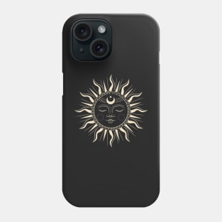 Spiritual Bohemian Sun Symbol Boho Hippie Phone Case