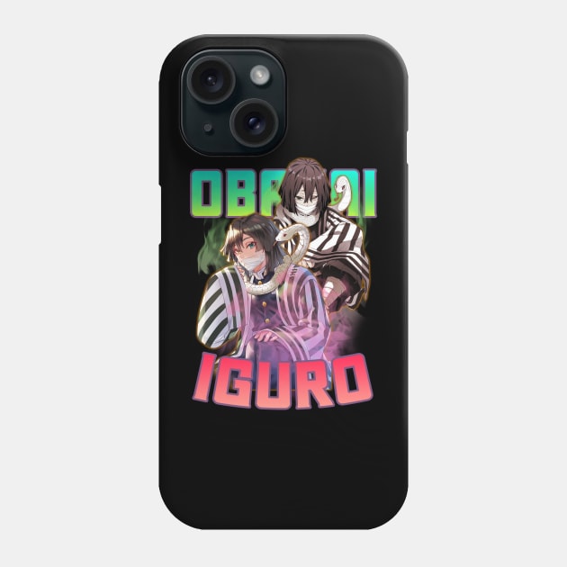 Bootleg Demon Slayer Obanai Iguro Phone Case by inosukeino