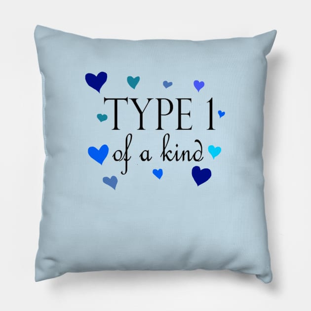 Type One Of A Kind Pillow by CatGirl101