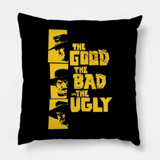 The good the bad and the ugly - Spaghetti Western by Sergio Leone Pillow