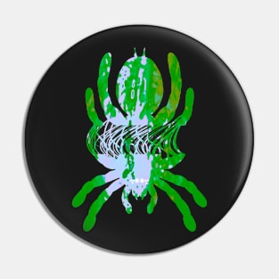 Tarantula Silhouette V72 (Tie Dye) Pin