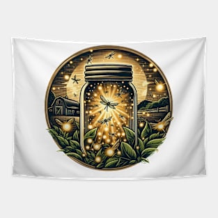 Firefly Jar Tapestry