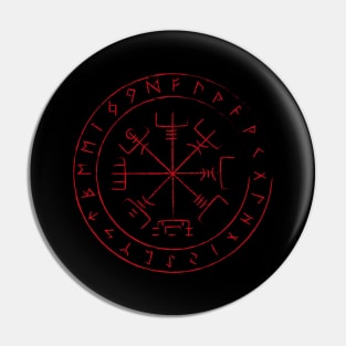 Viking Compass Rune Nordic Mythology Pin
